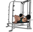 Bench Press - Smith Feet On Bench Reverse Wide
